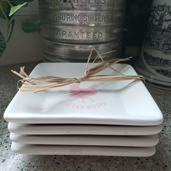 CREATE BASICS Bisque Trinket Dish Set of 4 - Picture 2 of 16